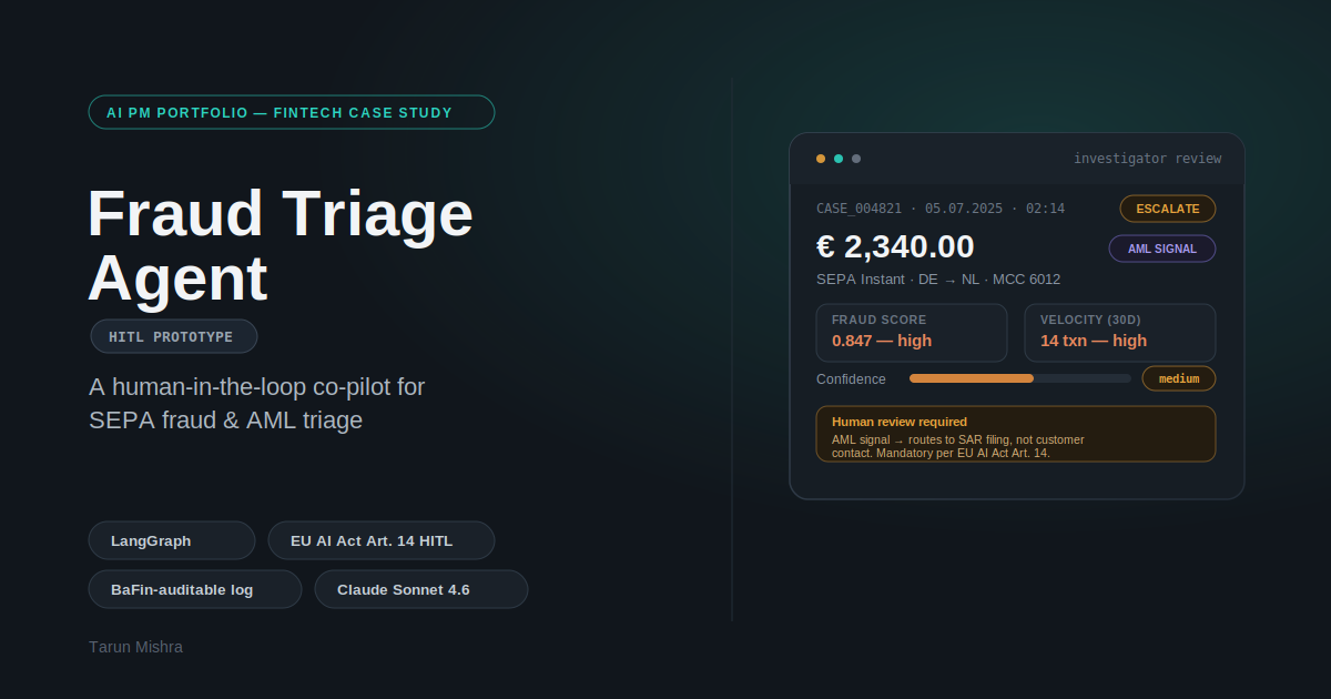 Fraud Triage Agent